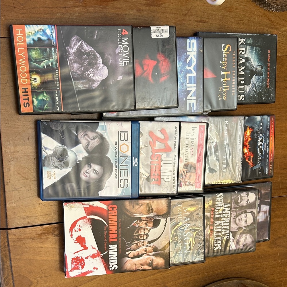 Not Rated DVD Collection - Black and Red Covers